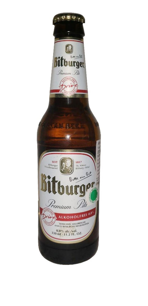 Bitburger (Non Alcoholic Beer ) Malted Beverage 330ml