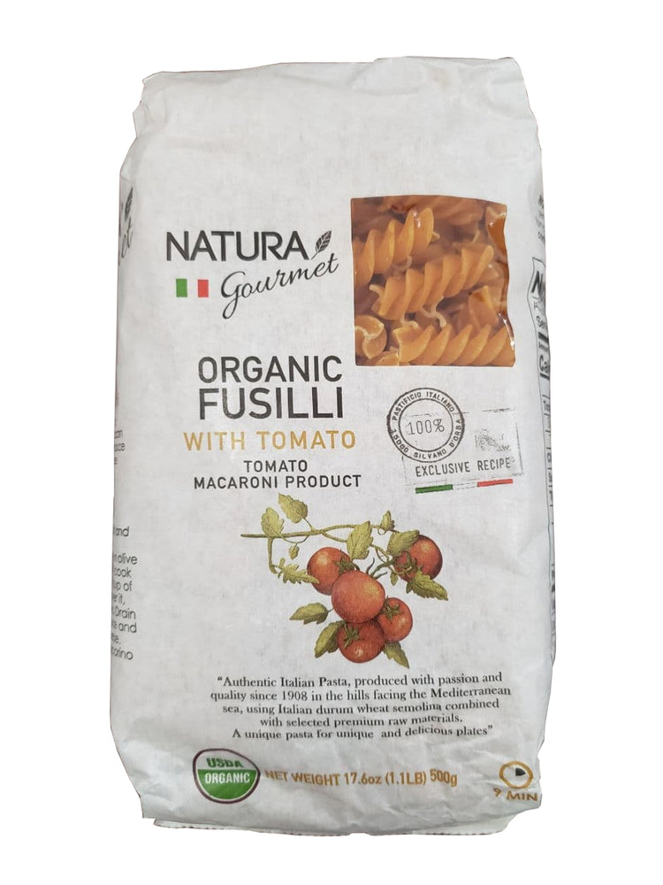Natura Gourmet Organic Fusilli with Tomato Macaroni 500g