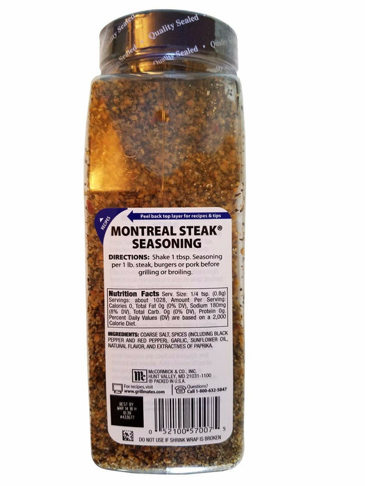 McCormick Grill Mates Montreal Steak Seasoning 29 oz