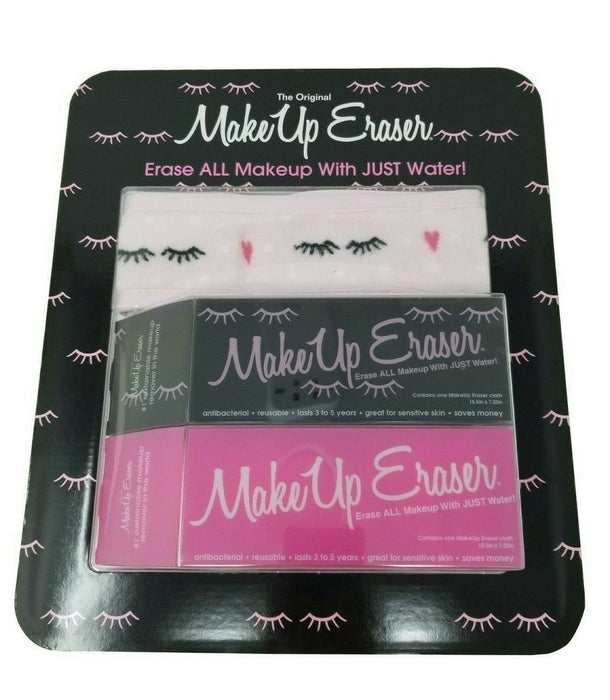 Makeup Eraser Erase All Makeup with Just Water One Headband - 2 Pack