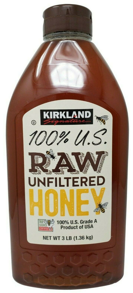 Kirkland Signature 100% U.S. Raw Unfiltered Honey 3 LB