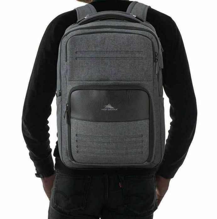 High Sierra Elite Pro Business Backpack - Gray